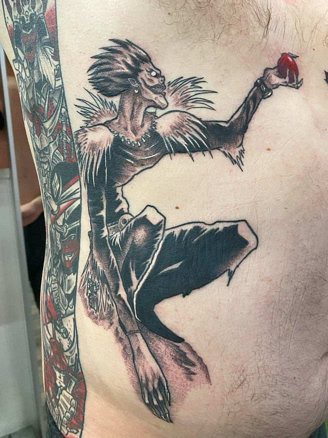 Death Note tattoo by Anna Saveria