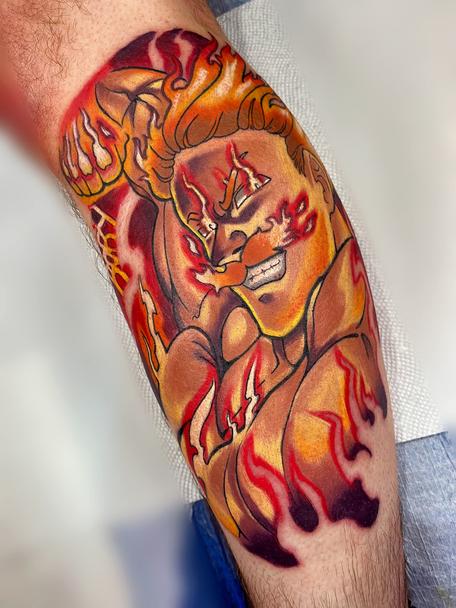 Escanor tattoo by Anna Saveria