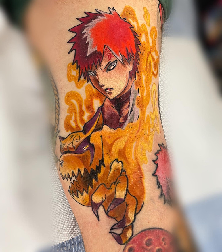 Gaara tattoo by Anna Saveria