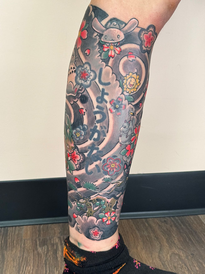 Japanese Anime tattoo by Anna Saveria