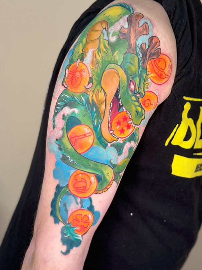 Shenron tattoo by Anna Saveria